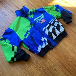 Vintage 1990s Kawasaki racing jacket size large